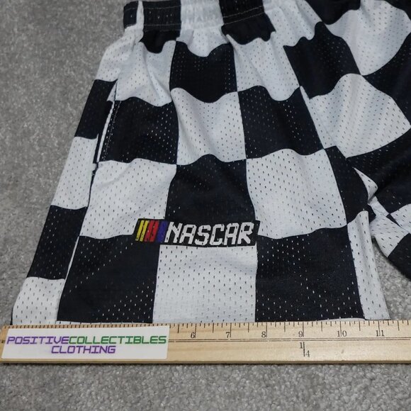 Eric Emanuel Black and White Checkered Men Shorts - Picture 6 of 13